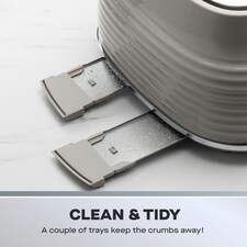 Daewoo Sienna 1.7L Rapid-Boil Jug & 4-Slice Matching Kettle & Toaster Set | Cream | 4-slice thumbnail 3