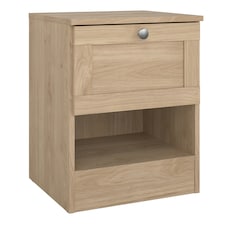 Brande Nightstand with1 Frame Drawer in Jackson Hickory Brown