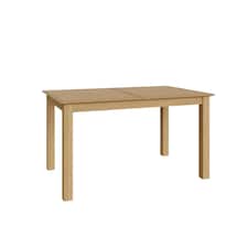Taberno Oak Large 1.4M Extending Dining Table Natural Orange