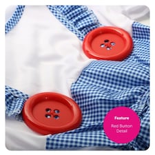 Kansas Girl Costume - Soft Basket & Dog Blue | L thumbnail 4