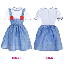 Kansas Girl Costume - Soft Basket & Dog Blue | L thumbnail 5