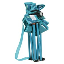 Mountain Warehouse Kids Patterned Mini Folding Chair Picnic Outdoor Furniture Blue | Turquoise thumbnail 3