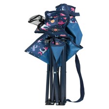 Mountain Warehouse Kids Patterned Mini Folding Chair Picnic Outdoor Furniture Blue thumbnail 3
