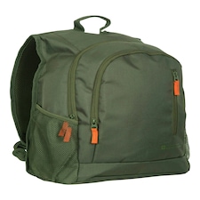 Mountain Warehouse Fawkes Rucksack with Padded Back & Side Pockets Everyday Bag Green | Khaki