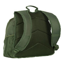 Mountain Warehouse Fawkes Rucksack with Padded Back & Side Pockets Everyday Bag Green | Khaki thumbnail 3