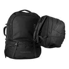 Mountain Warehouse Unisex Traveller 60 + 20L Rucksack Durable Sports Backpack Black | Black thumbnail 3