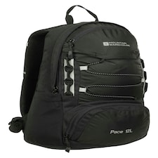 Mountain Warehouse Pace 12L Rucksack Lightweight Hydration Compatible Backpack Black thumbnail 2