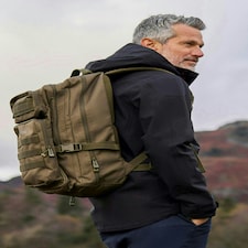 Mountain Warehouse Legion Backpack Comfortable Everyday Rucksack Laptop Bag Green | Khaki