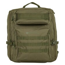 Mountain Warehouse Legion Backpack Comfortable Everyday Rucksack Laptop Bag Green | Khaki thumbnail 3