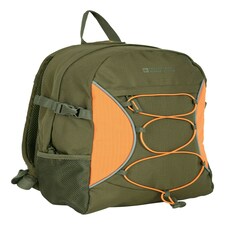 Mountain Warehouse Bolt 18L Backpack Rucksack Padded Straps Multi Pocket Day Bag Green | Khaki