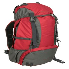 Mountain Warehouse Venture Rucksack Ripstop Zipped Security Pockets Hiking Bag Red thumbnail 2