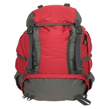Mountain Warehouse Venture Rucksack Ripstop Zipped Security Pockets Hiking Bag Red thumbnail 3