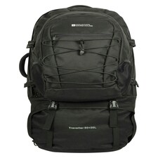 Mountain Warehouse Traveller Rucksack Durable Hiking Travel Backpack - 80 L Black thumbnail 2