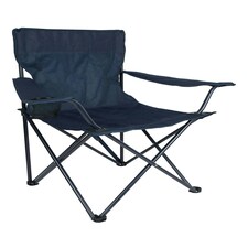 Mountain Warehouse Folding Chair with Carry Strap Camping Outdoor Furniture Blue | Navy