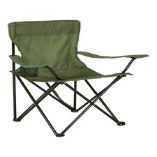 Mountain Warehouse Folding Chair with Carry Strap Camping Outdoor Furniture Blue | Navy thumbnail 4