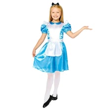 Alice In Wonderland Girls Costume - Blue - 9-10 Years 9-10 years