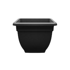Winchester Square Bell Pot - Black - 38cm Black