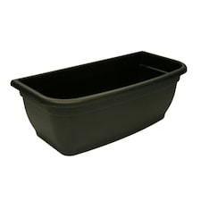 Winchester Wall Planter - Ebony - 45cm Green