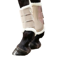 Coldstream Gordon C-Flex Air Flow Horse Brushing Boots - Latte - Cob