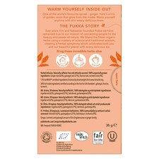 Pukka Herbs Organic Herbal Tea, Three Ginger, 4 Packs, 80 Teabags 4 thumbnail 2