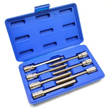 Long and Short Hex / Allen Key Socket Bit Set 3/8" dr H2 - H10 mm thumbnail 2