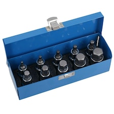 1/2" drive Hex / Allen key bit socket set metric sizes 4mm - 19mm AT659 thumbnail 3