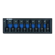 AF Imperial SAE Allen Hex Key Sockets 1/2" Drive Extra Long 1/4" - 3/4" 8pc Set thumbnail 4