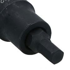 M7 x 55mm 1/2in Drive Short Impact Impacted Allen hex Key Socket 7mm