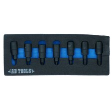 Metric MM 1/4in Drive Impact Allen Hex Key Sockets 1.5mm - 6mm 7pc Set thumbnail 4