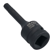 7mm x 78mm 1/2in Drive Extra Long Impact Impacted Allen Hex Key Male Socket thumbnail 6