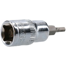 1/8" Hex Key Socket / Bit 3/8" Drive Imperial AF SAE 6 Sided Allen Key 48mm Cr-V thumbnail 3