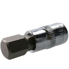 1/2" Hex Key Socket / Bit 3/8" Drive Imperial AF SAE 6 Sided Allen Key 48mm Cr-V thumbnail 2