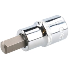 10mm Hex Bit Metric Allen Socket Male 1/2" Drive 55mm Length Strengthened Tip thumbnail 2