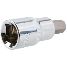 10mm Hex Bit Metric Allen Socket Male 1/2" Drive 55mm Length Strengthened Tip thumbnail 3