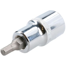 5mm Hex Bit Metric Allen Socket Male 1/2" Drive 55mm Length Strengthened Tip thumbnail 2