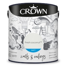Crown Walls & Ceilings Matt 2.5L Fresh Coconut