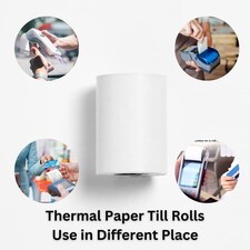 Straame Pack of 50, 57x40mm Thermal Till Rolls thumbnail 3