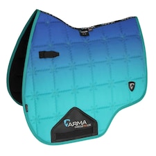 Shires ARMA Ombre Saddlecloth Blue | Size: 17-18 Inch Colour: Blue