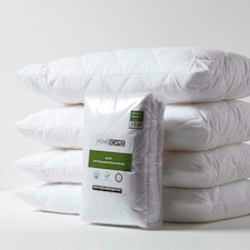 Homescapes Anti Allergy Pillow Protectors - Pack of 4 | White | Standard