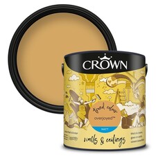 Crown Walls & Ceilings Matt 2.5L Overjoyed thumbnail 2