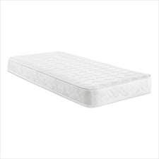 Wave Design Sprung Mattress - Soft Feel, Deep Quilted Sleep Surface White | Single thumbnail 3