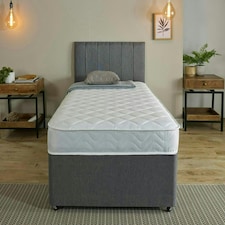 Foam-Free Pocket Spring Mattress - 18cm Deep, Medium Feel Cooltouch+ Breathable White | Single thumbnail 2