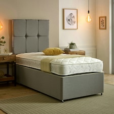 Cooltouch Hybrid Shorty Mattress - 18cm Deep, Memory Foam & Coil Spring Support Small Single