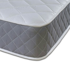 Spring Coil Diamond Grey Essentials Mattress Foam Free Spring Coil Grey | Single