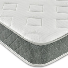 Essentials Jump n Tac Hybrid Mattress - 7.5" Deep, Soft Feel Grey | Single