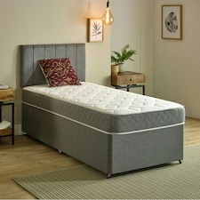 Essentials Jump n Tac Hybrid Mattress - 7.5" Deep, Soft Feel Grey | Single thumbnail 2