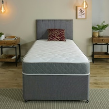 Essentials Jump n Tac Hybrid Mattress - 7.5" Deep, Soft Feel Grey | Single thumbnail 5