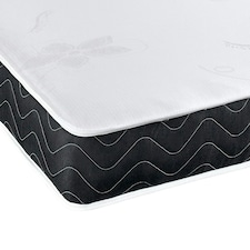 Mars Black Border Hybrid Mattress - 17cm Deep, Medium-Soft Feel Black | Small Double thumbnail 4