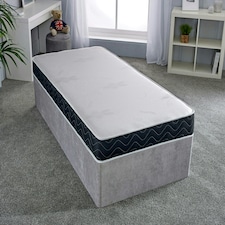 Mars Black Border Hybrid Mattress - 17cm Deep, Medium-Soft Feel Black | Small Double thumbnail 5
