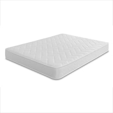 Quilted Brick Hybrid Mattress - 18cm Deep, Soft Firmness White | King